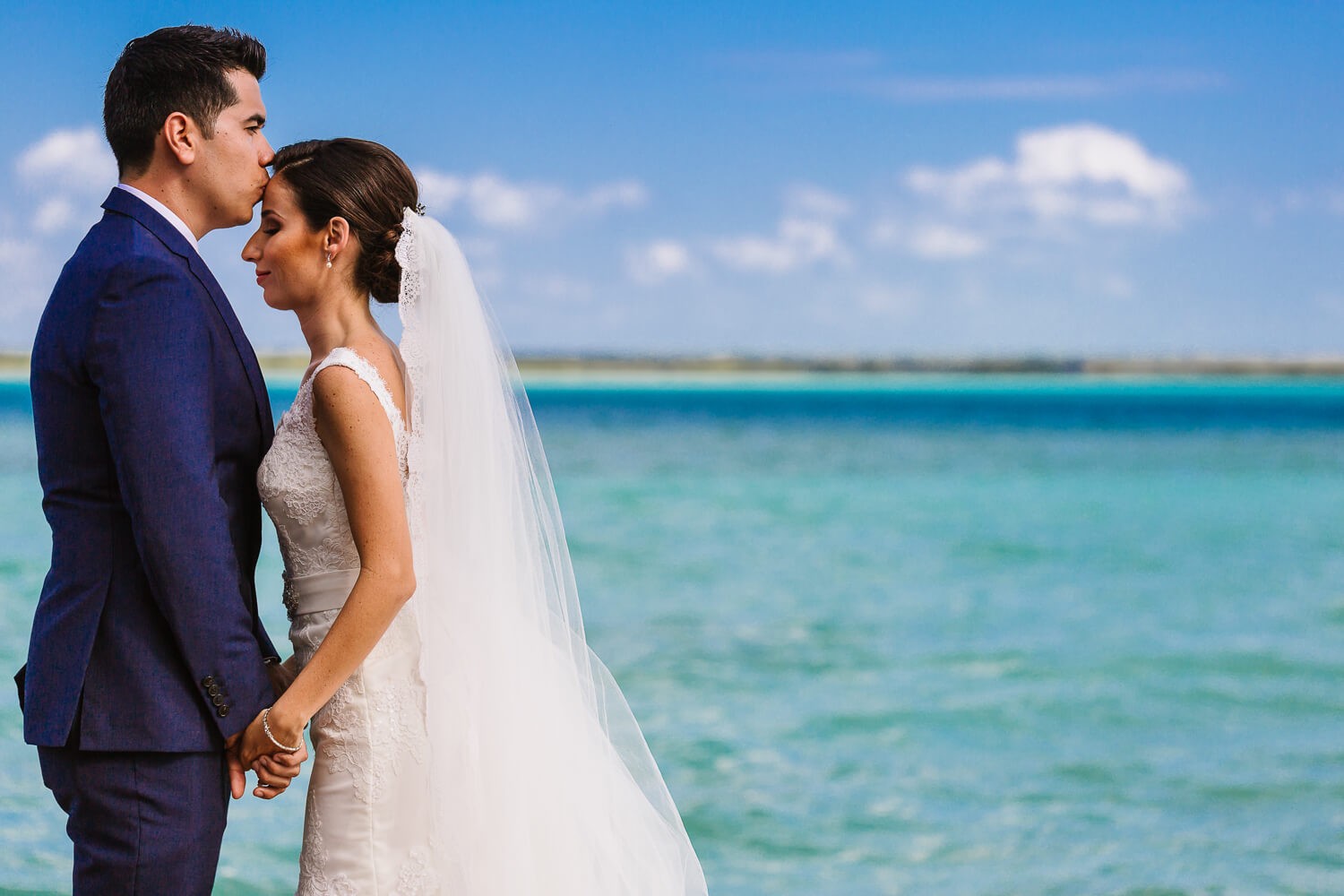 Destination wedding at Bacalar.