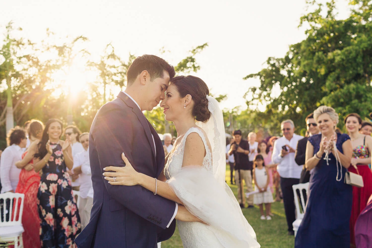 Wedding photos at Bacalar.