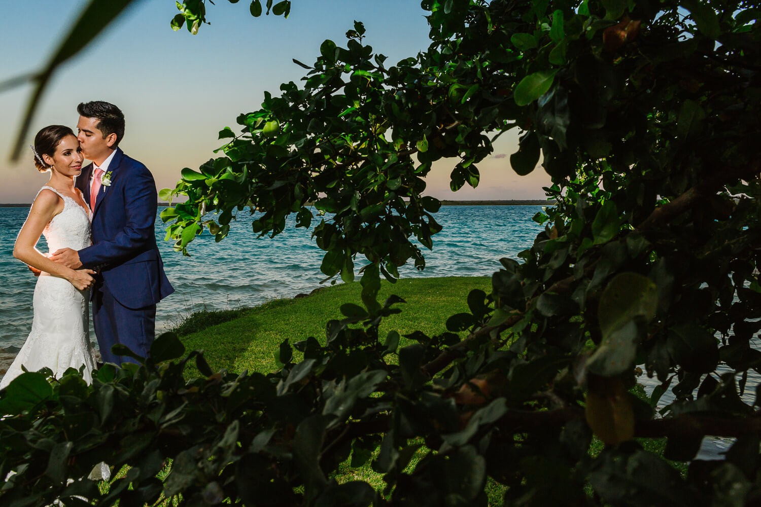 Destination wedding at Bacalar.