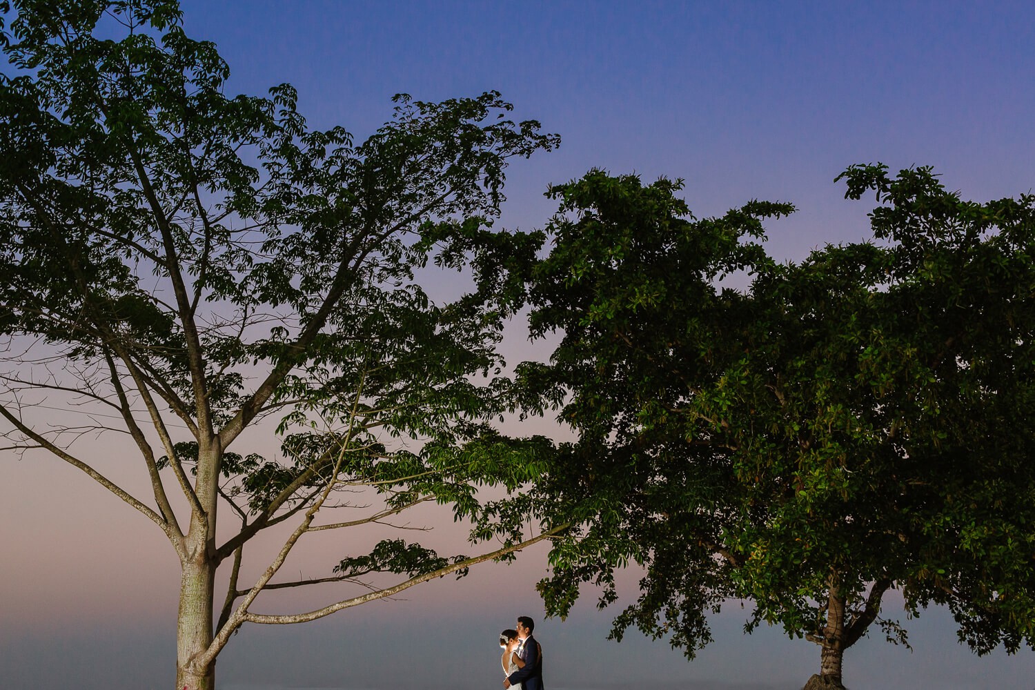 Wedding ceremony at Bacalar.