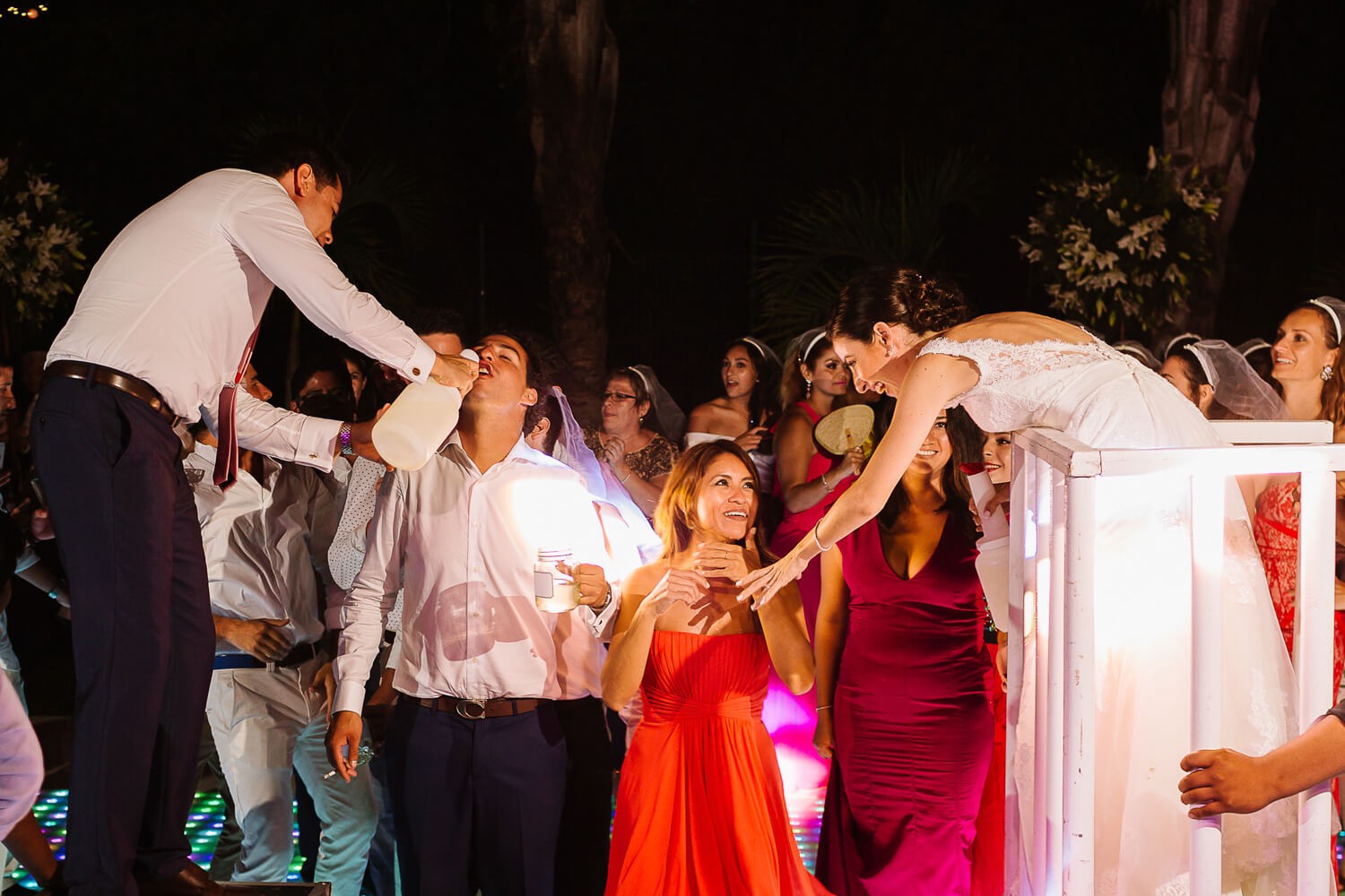 Bridal portrait at Bacalar.