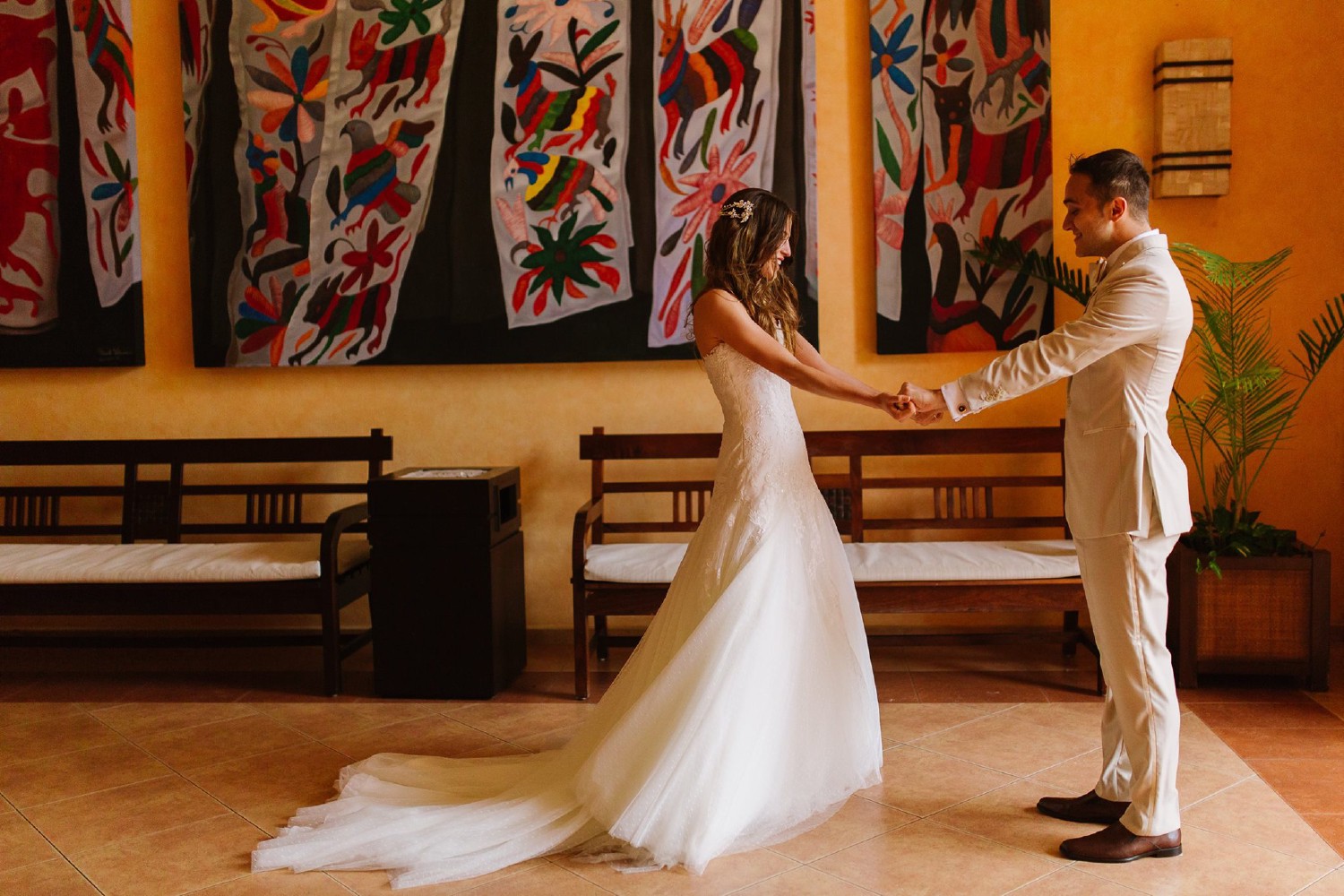 Wedding ceremony at Barcelo Maya Wedding ceremony at Barcelo Maya.