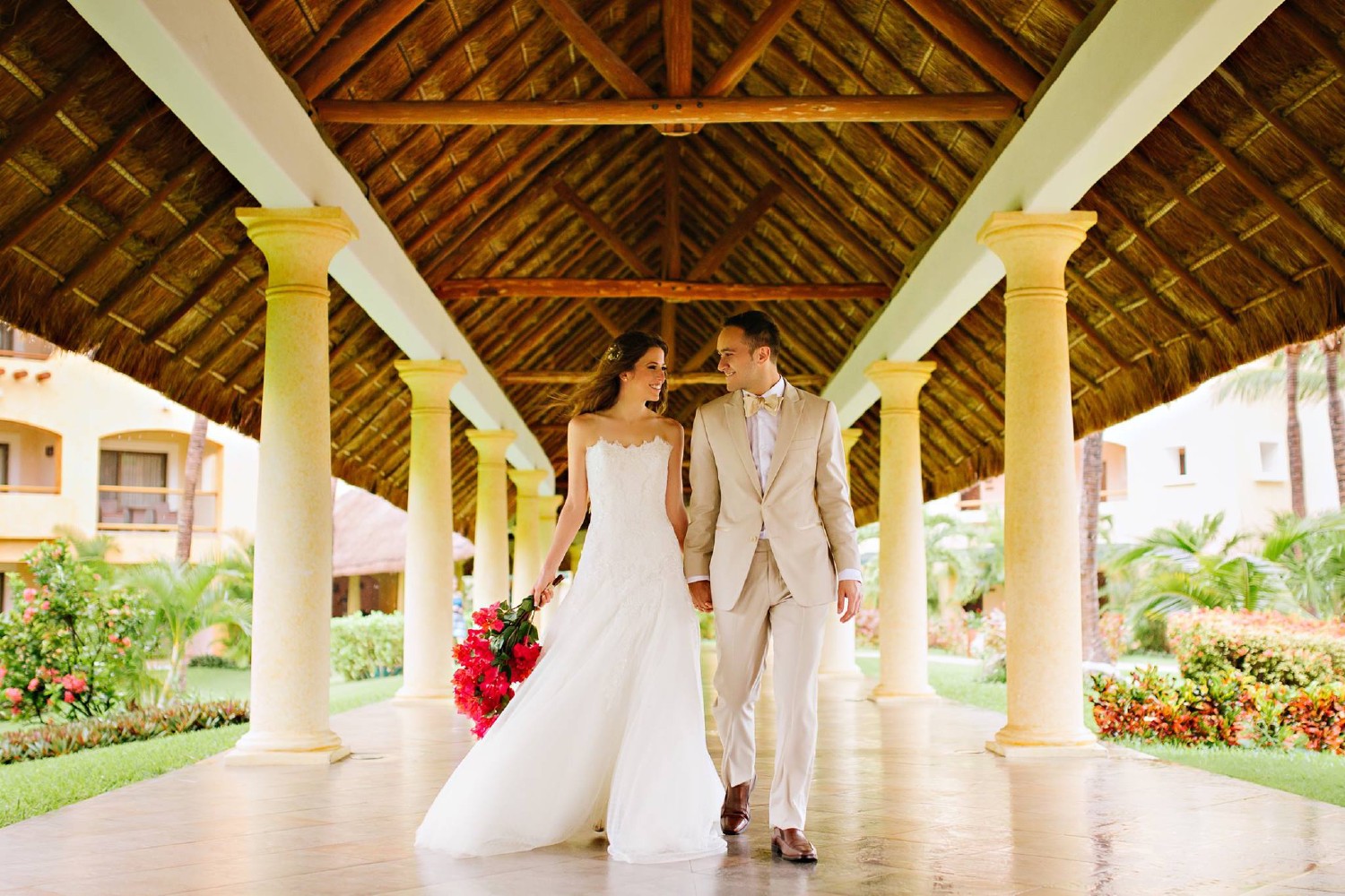 Bridal portrait at Barcelo Maya Bridal portrait at Barcelo Maya.