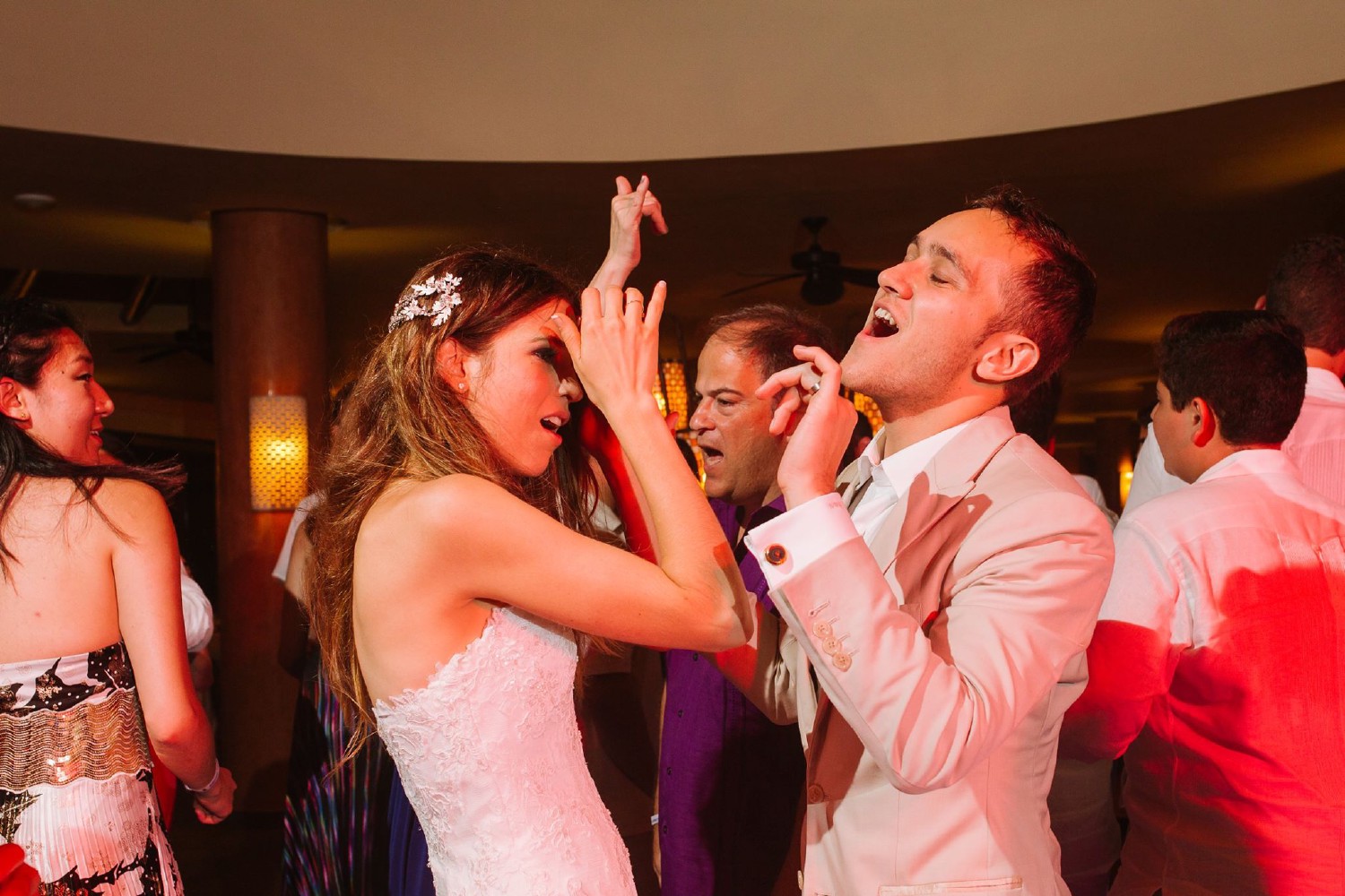 Wedding reception at Barcelo Maya Wedding reception at Barcelo Maya.
