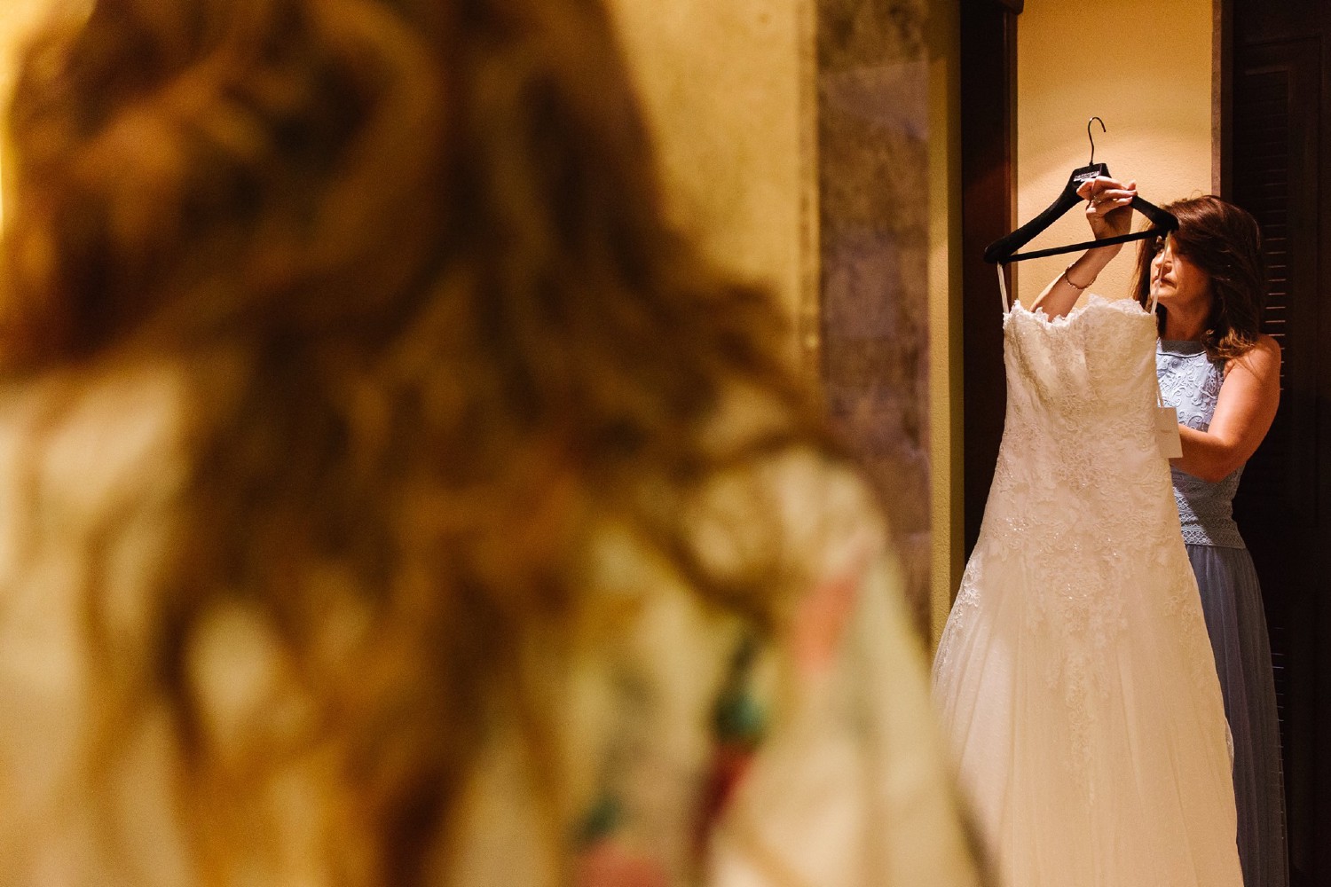 Bride getting ready at Barcelo Maya Bride getting ready at Barcelo Maya.