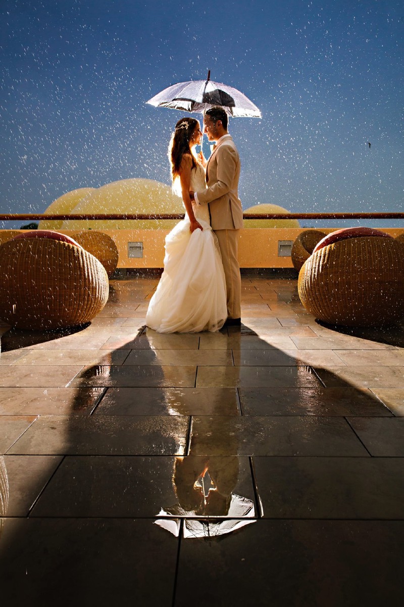 Bride and Groom at Barcelo Maya Bride and Groom at Barcelo Maya.