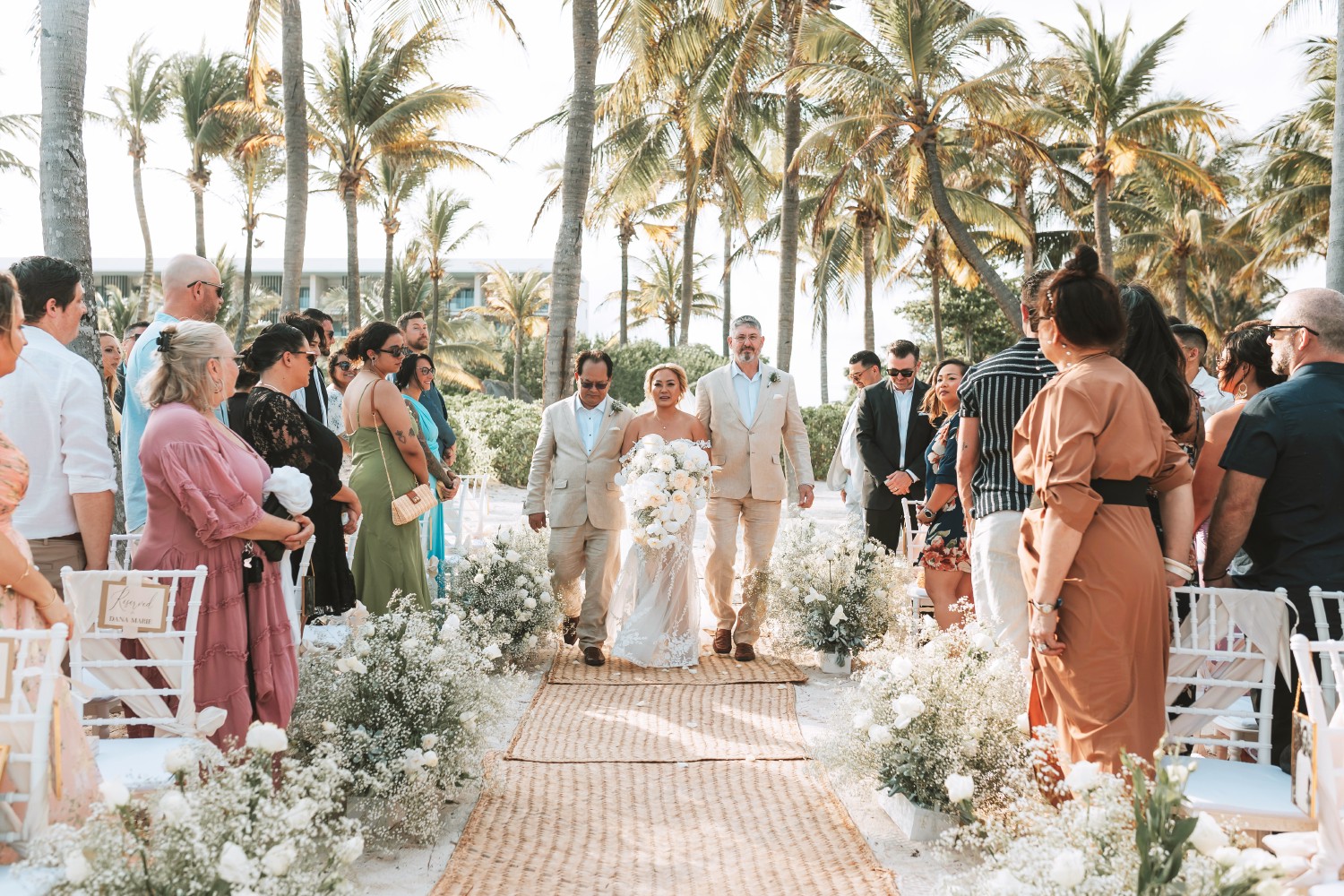 Wedding ceremony at Barcelo Riviera Maya.