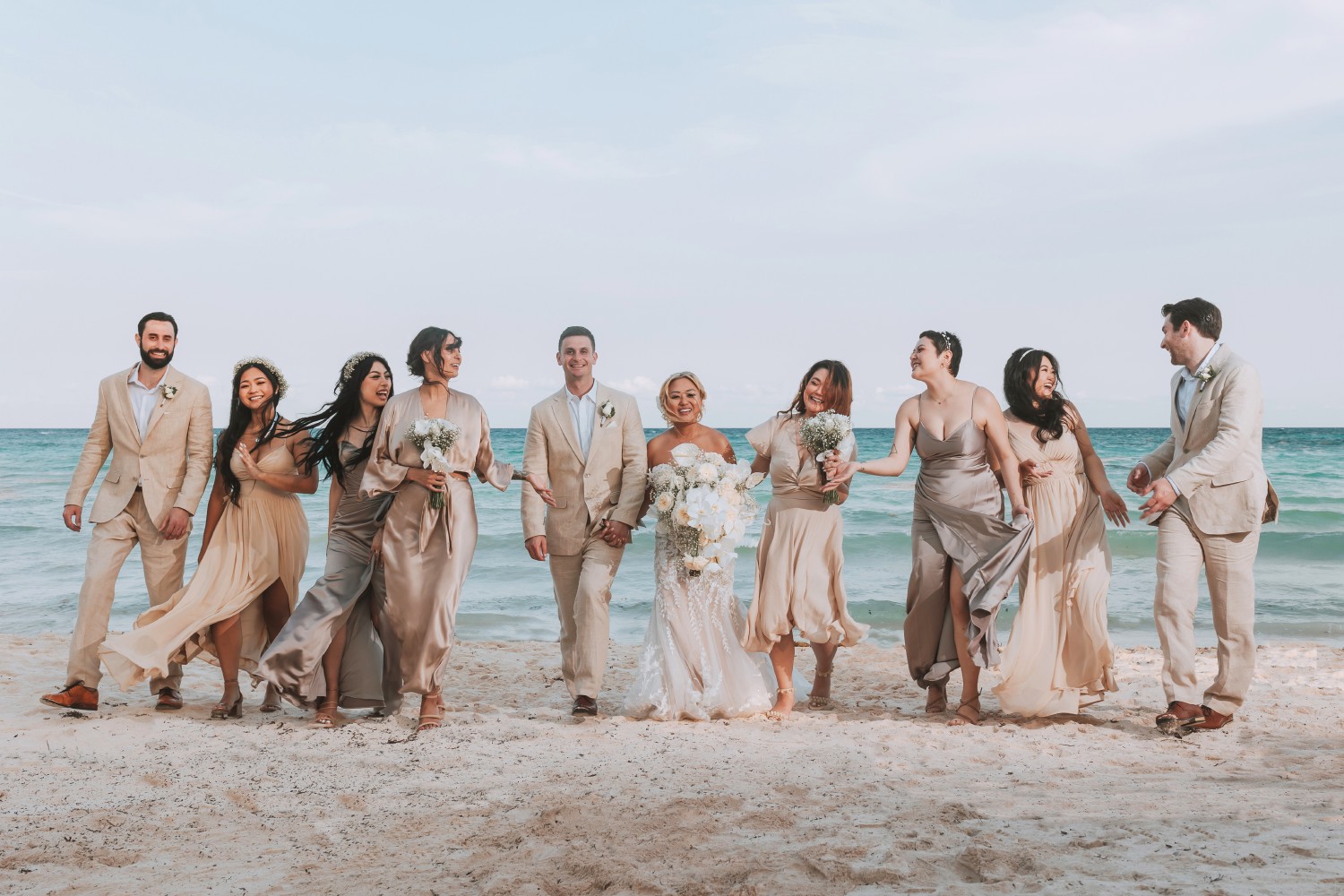 Wedding ceremony at Barcelo Riviera Maya.