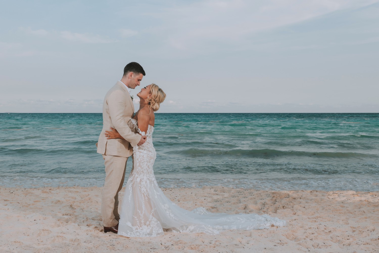 Wedding reception at Barcelo Riviera Maya.
