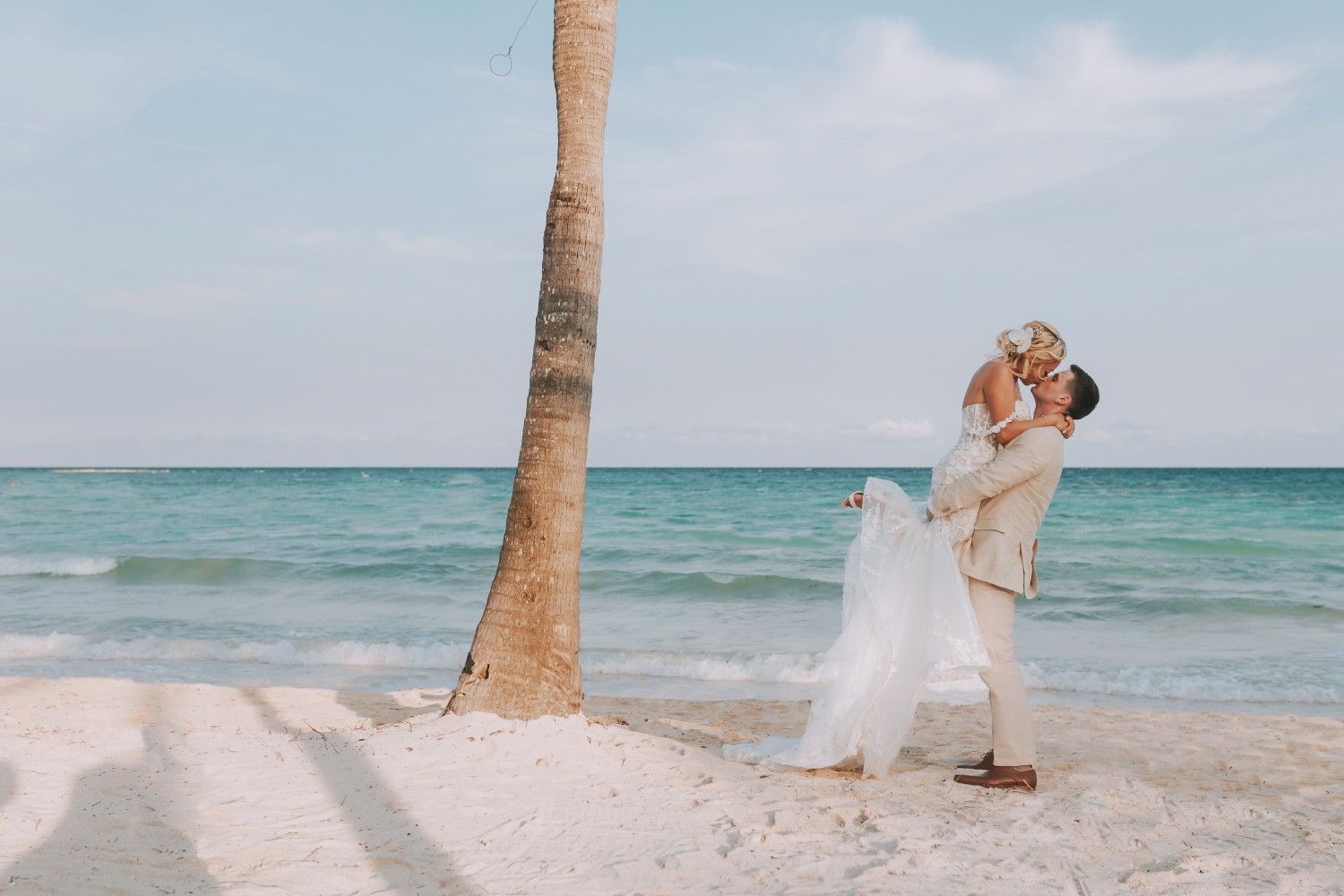 Destination wedding at Barcelo Riviera Maya.