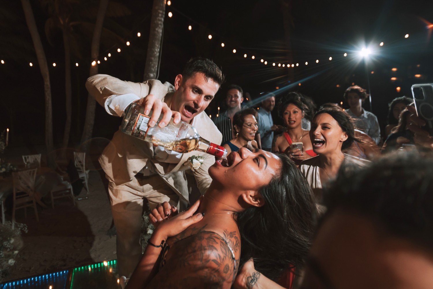 Bride getting ready at Barcelo Riviera Maya.
