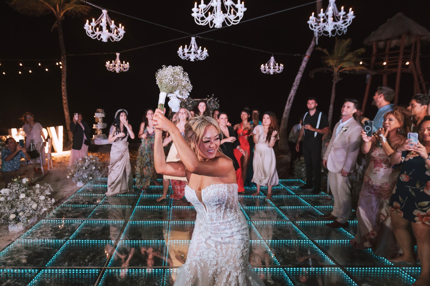 Wedding ceremony at Barcelo Riviera Maya.