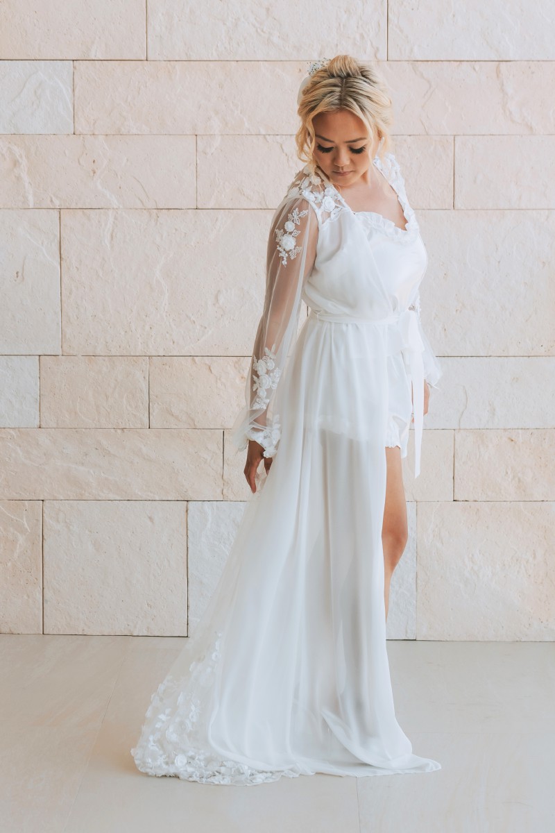 Bride getting ready at Barcelo Riviera Maya.