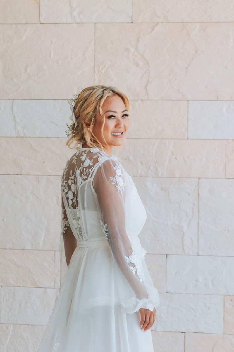 Bride portrait at Barcelo Riviera Maya.