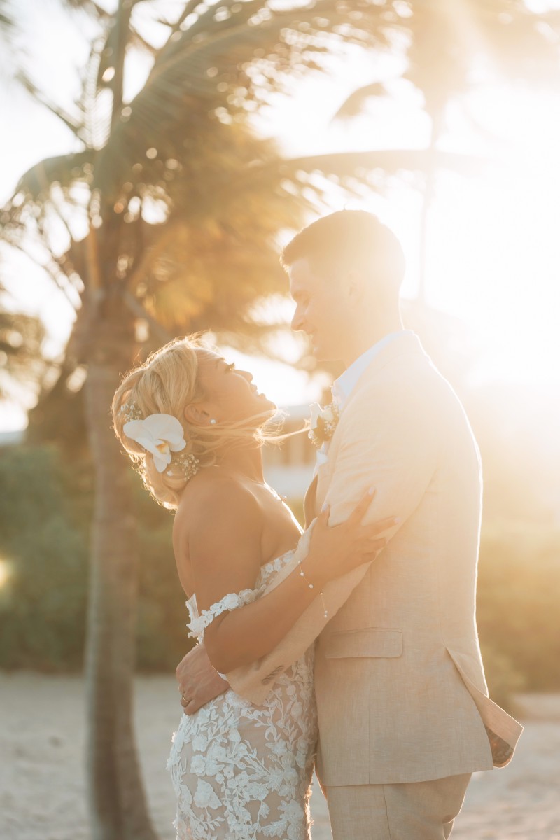Bride getting ready at Barcelo Riviera Maya.