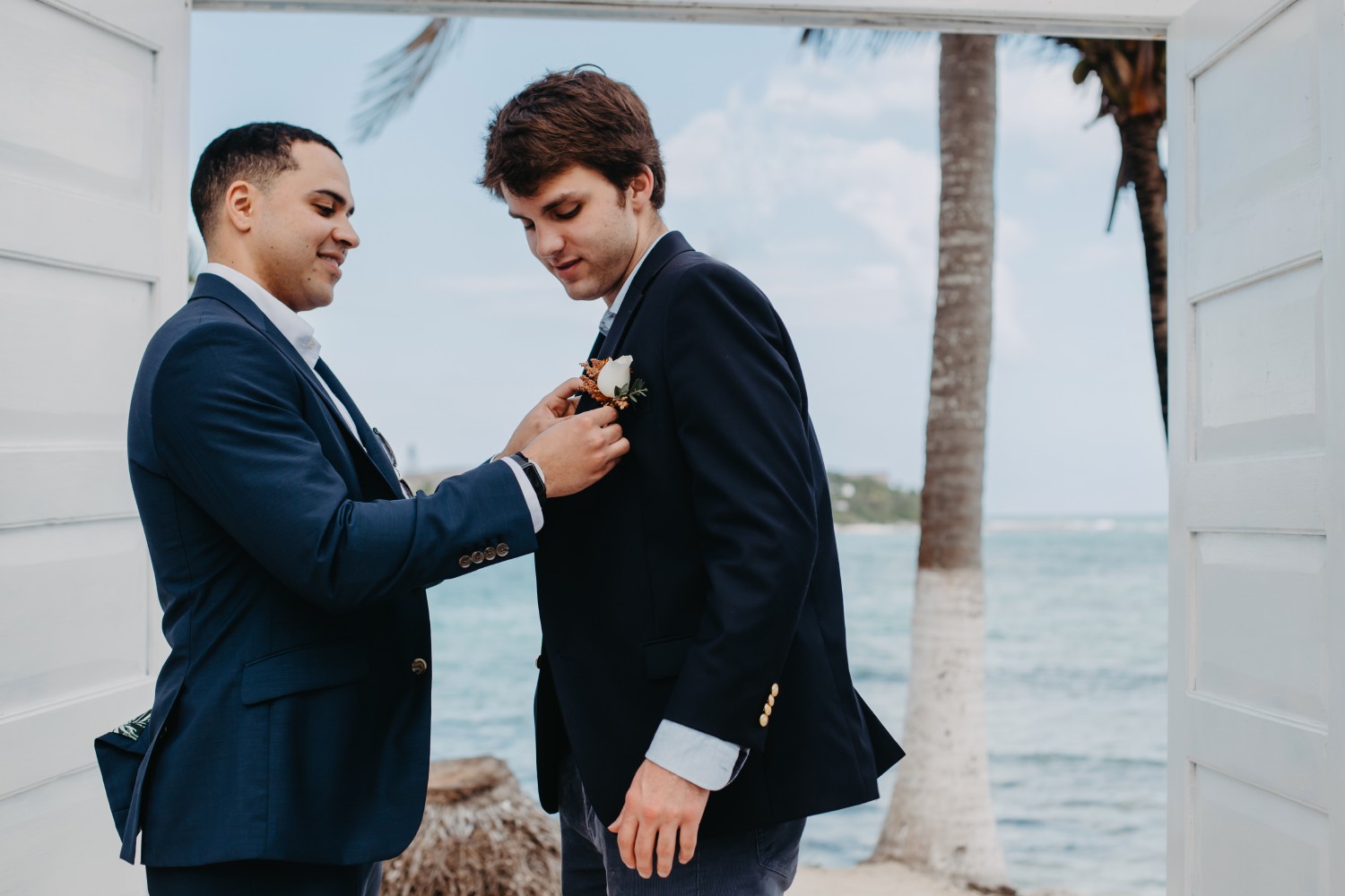 Wedding photos at Blue Venado.