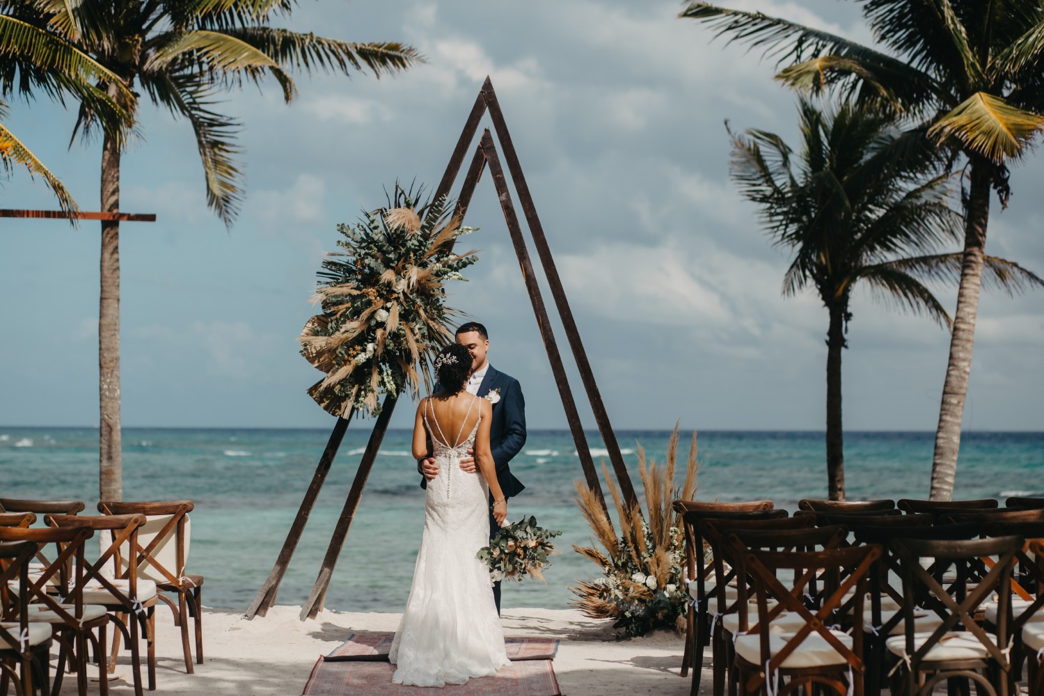 Wedding ceremony at Blue Venado.
