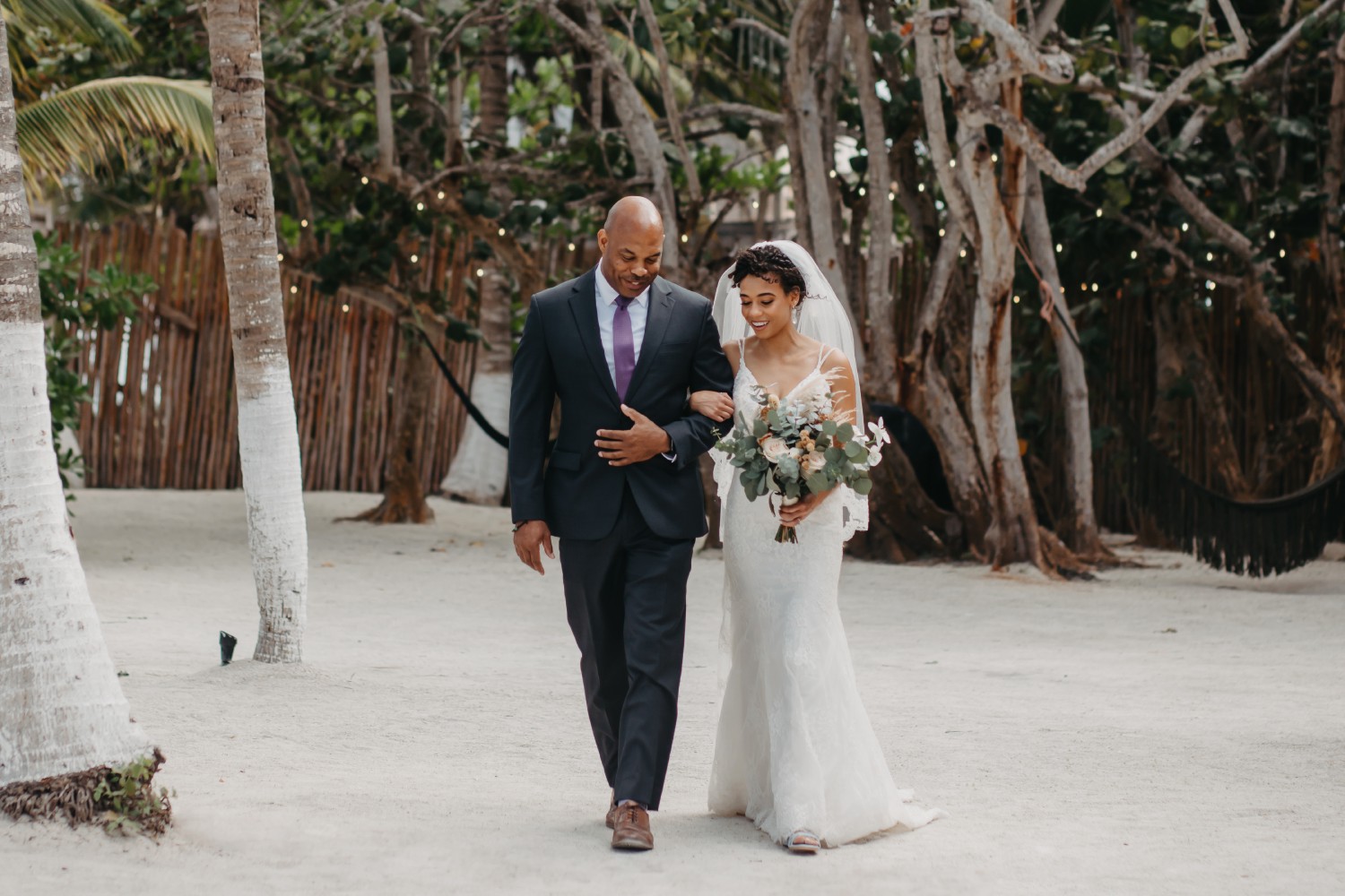 Wedding photos at Blue Venado.