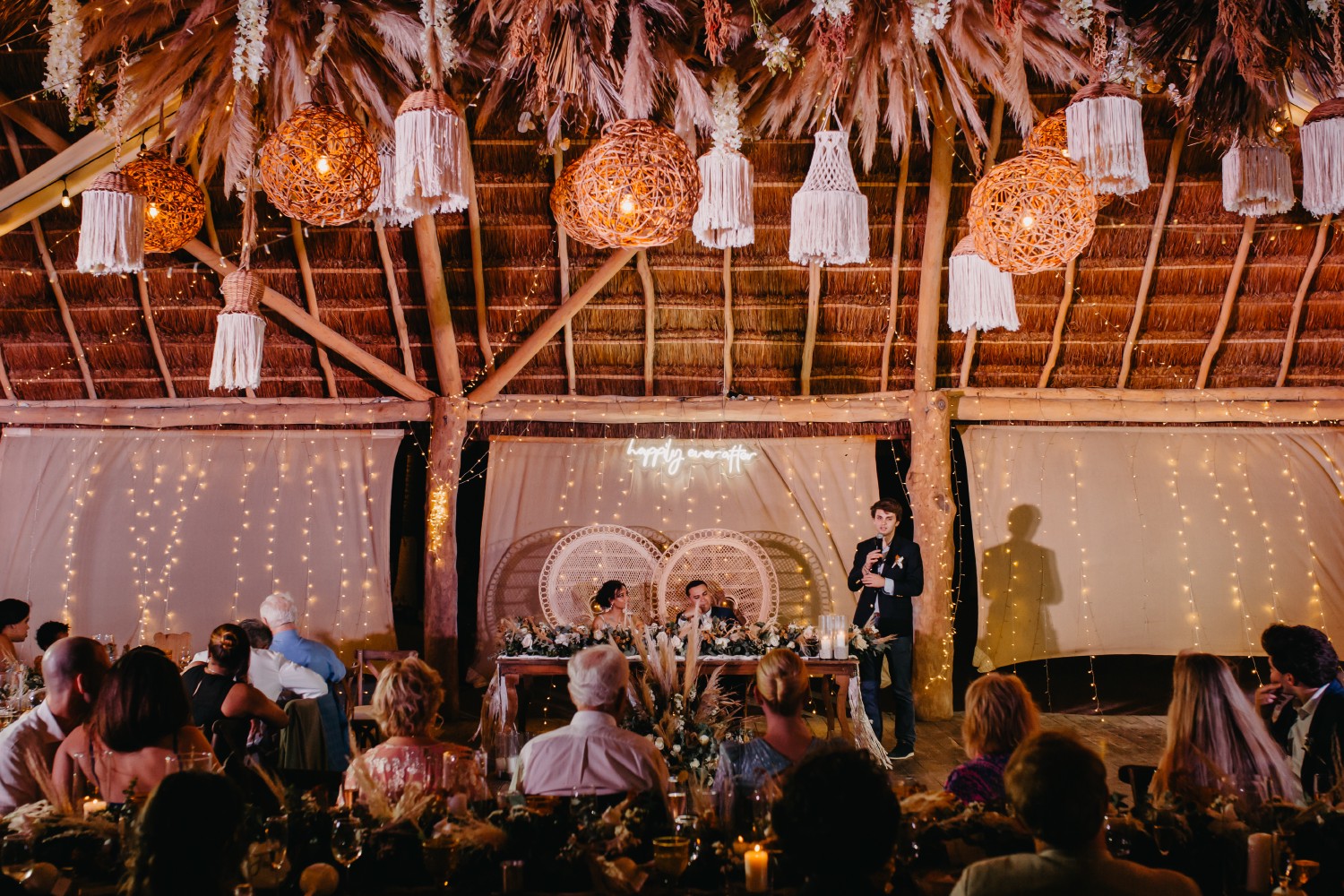 Bride getting ready at Blue Venado.