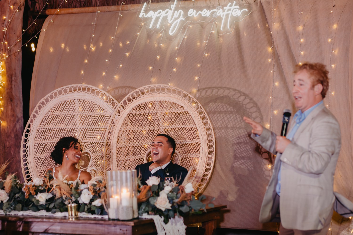 Wedding ceremony at Blue Venado.
