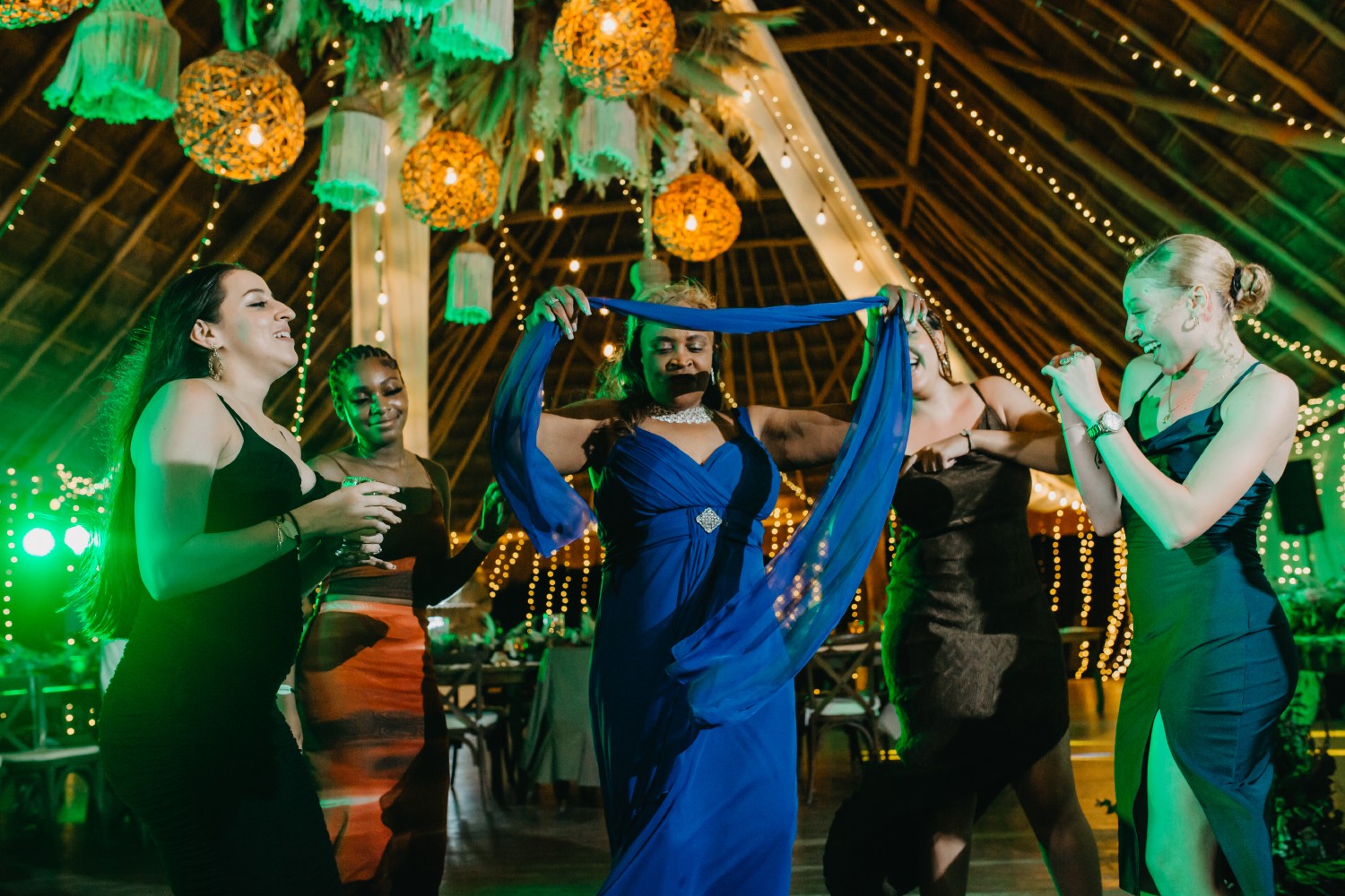 Wedding reception at Blue Venado.