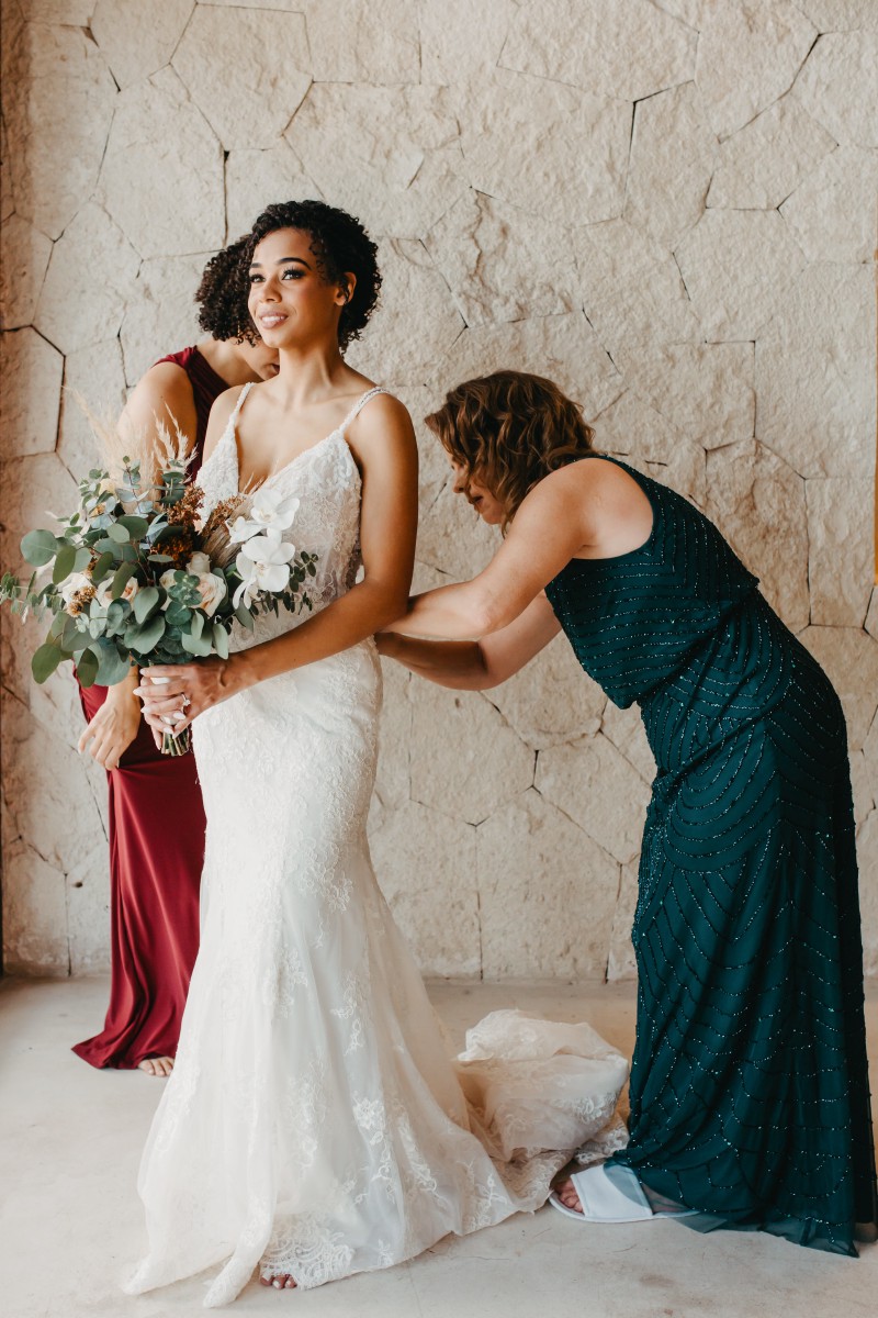 Bride portrait at Blue Venado.