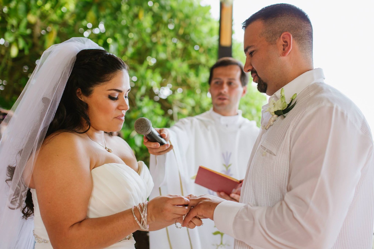 Destination wedding at Cancun.