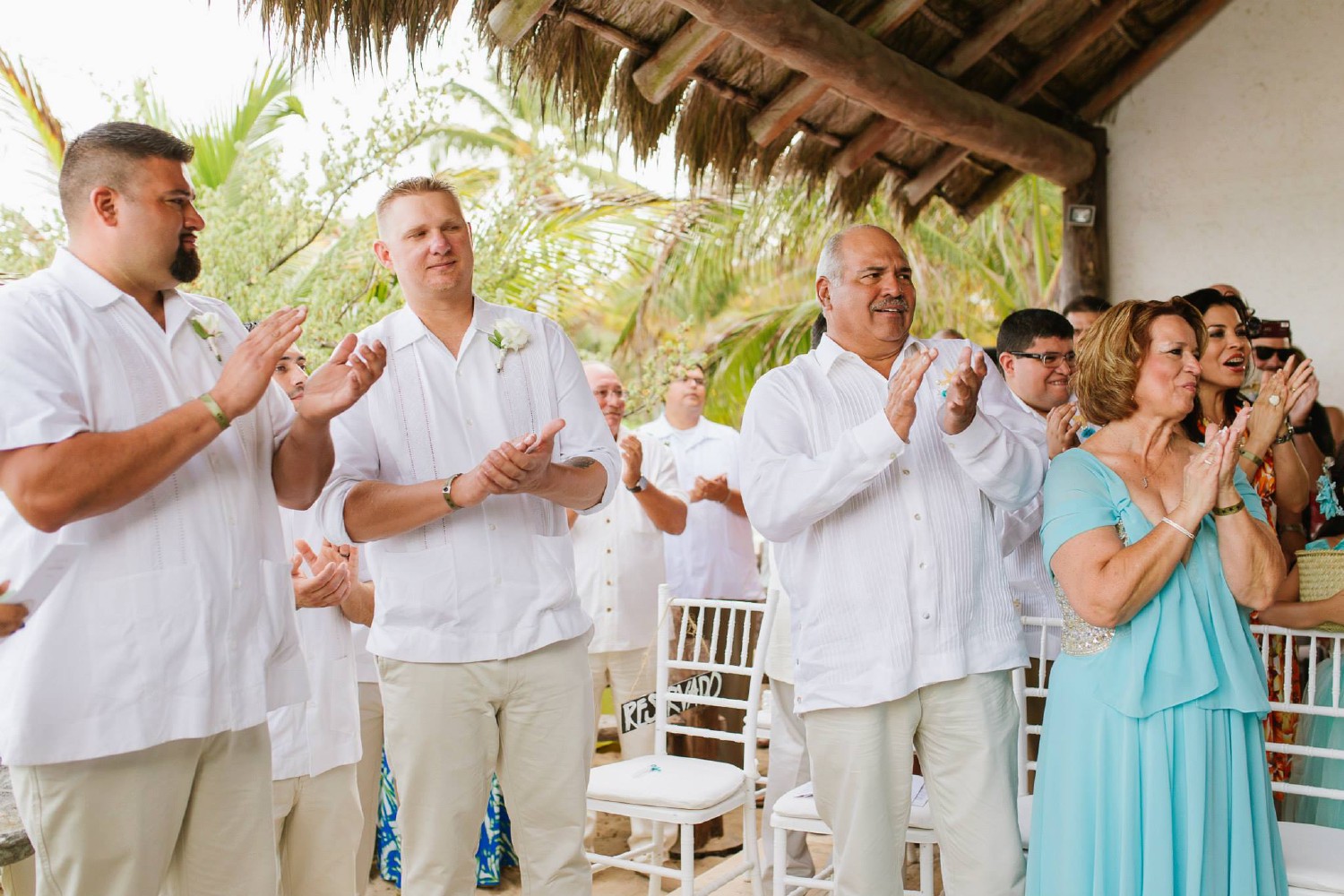 Wedding ceremony at Cancun.