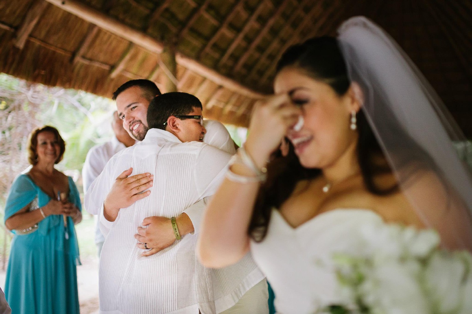 Wedding reception at Cancun.