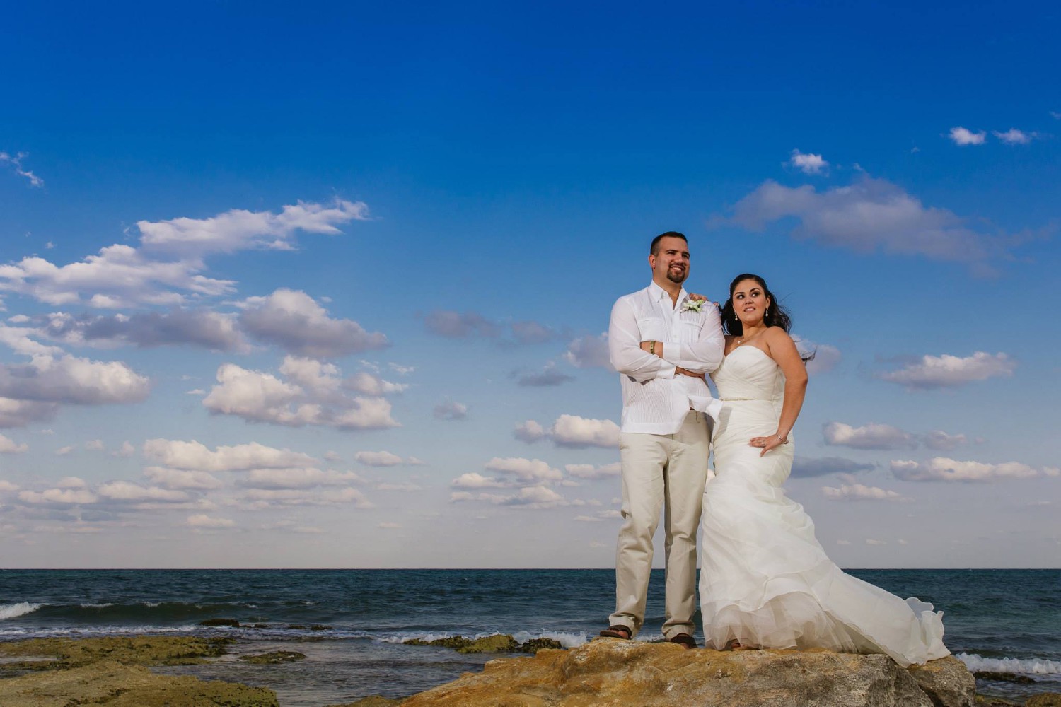 Wedding reception at Cancun.