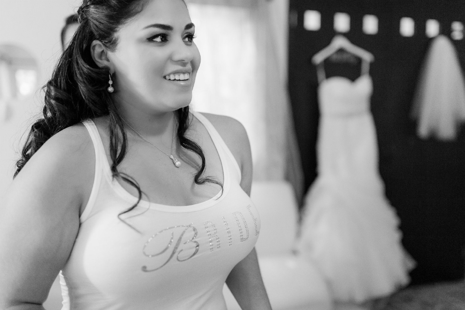 Bridal portrait at Cancun.