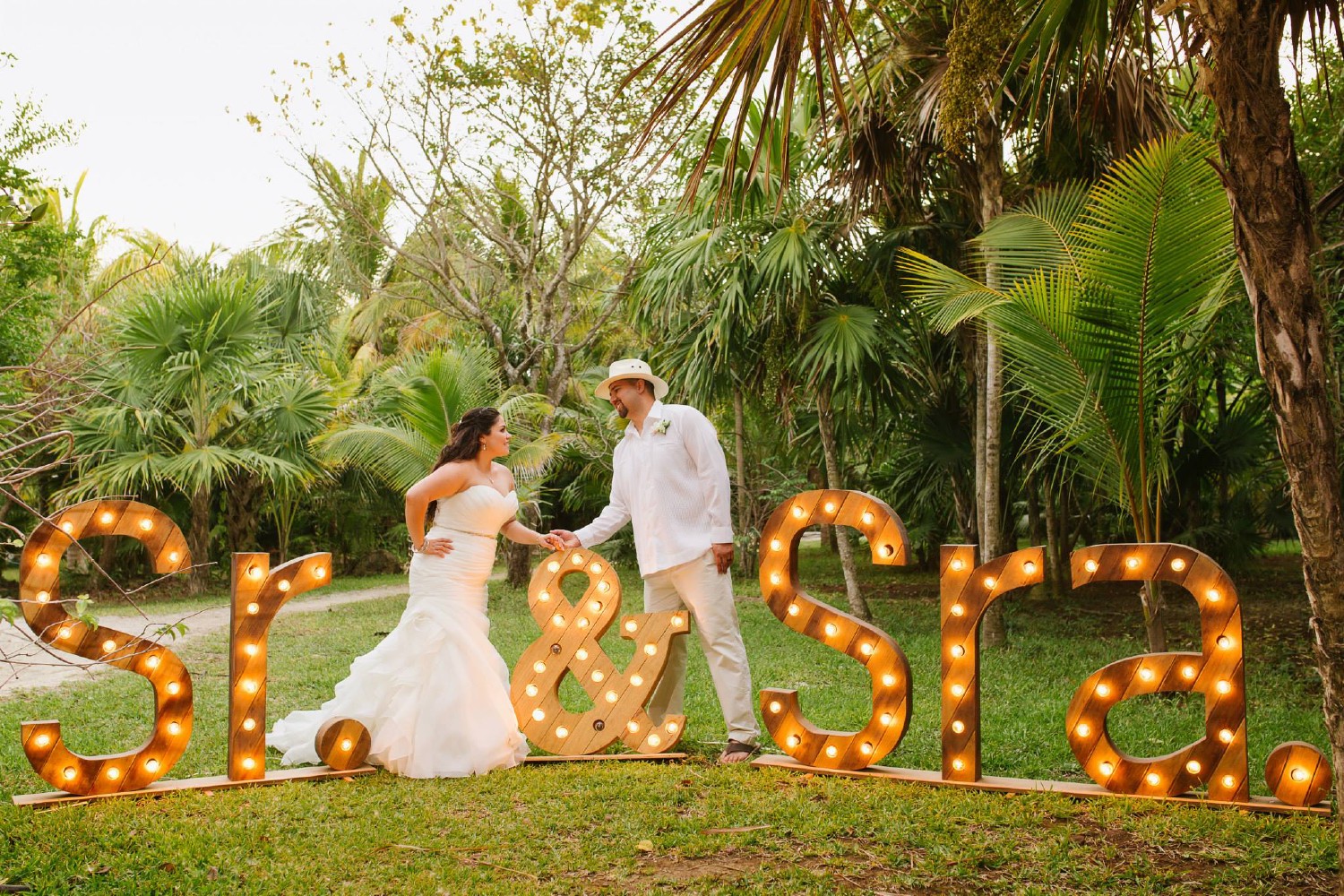 Wedding ceremony at Cancun.
