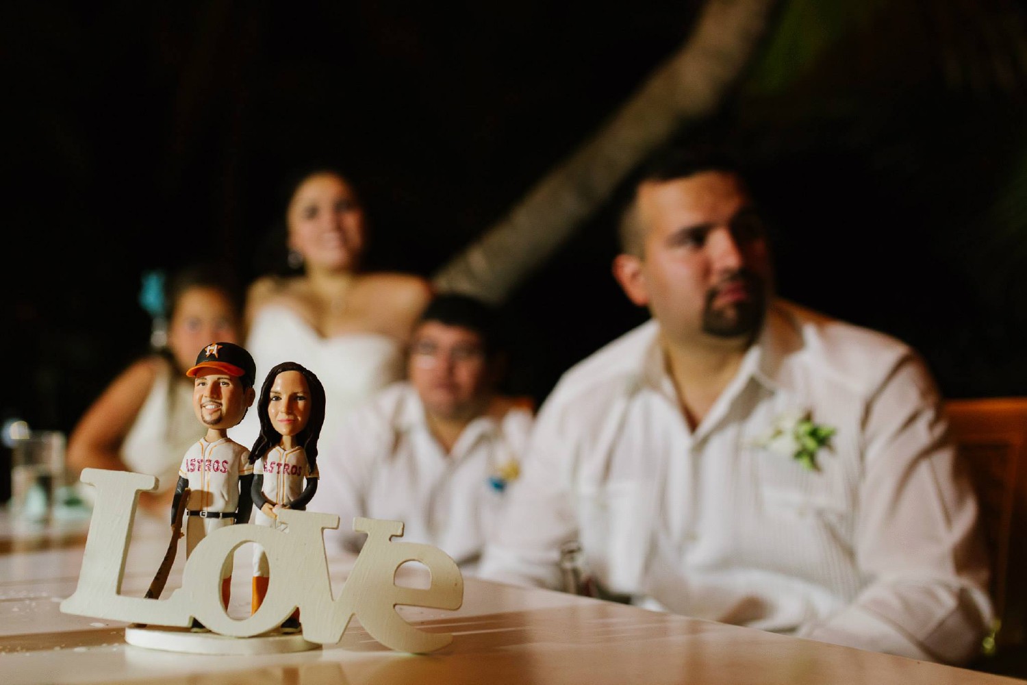 Bridal portrait at Cancun.