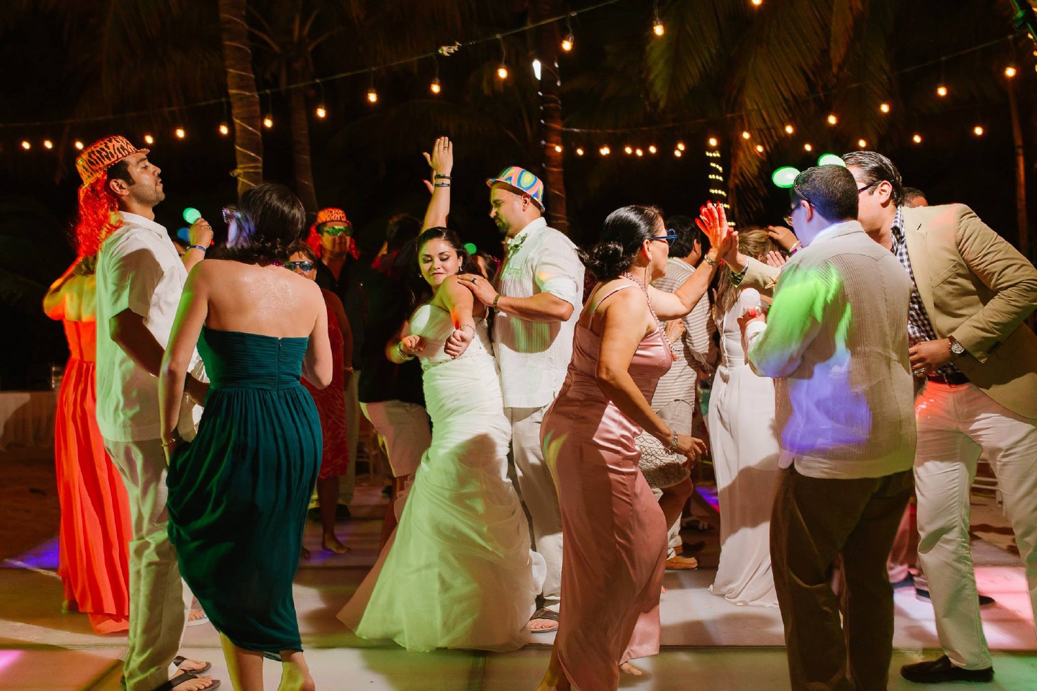 Destination wedding at Cancun.