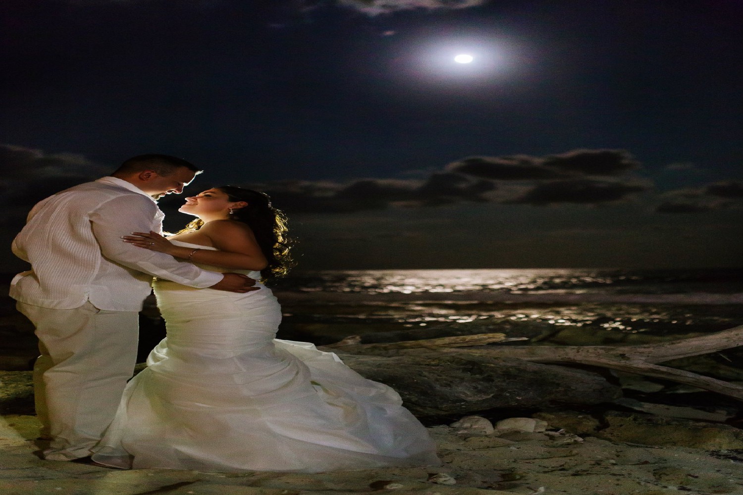 Destination wedding at Cancun.