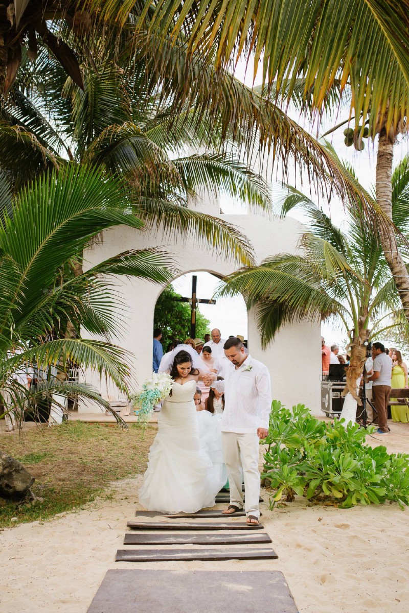 Bride portrait at Cancun.