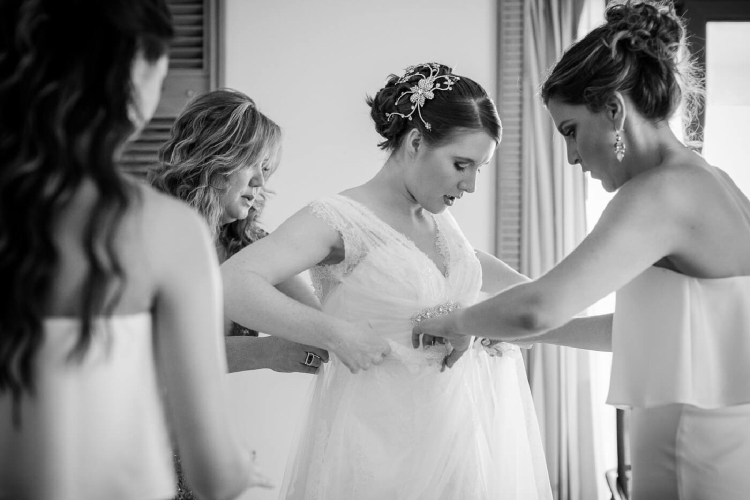 Bridal portrait at JW Marriott.
