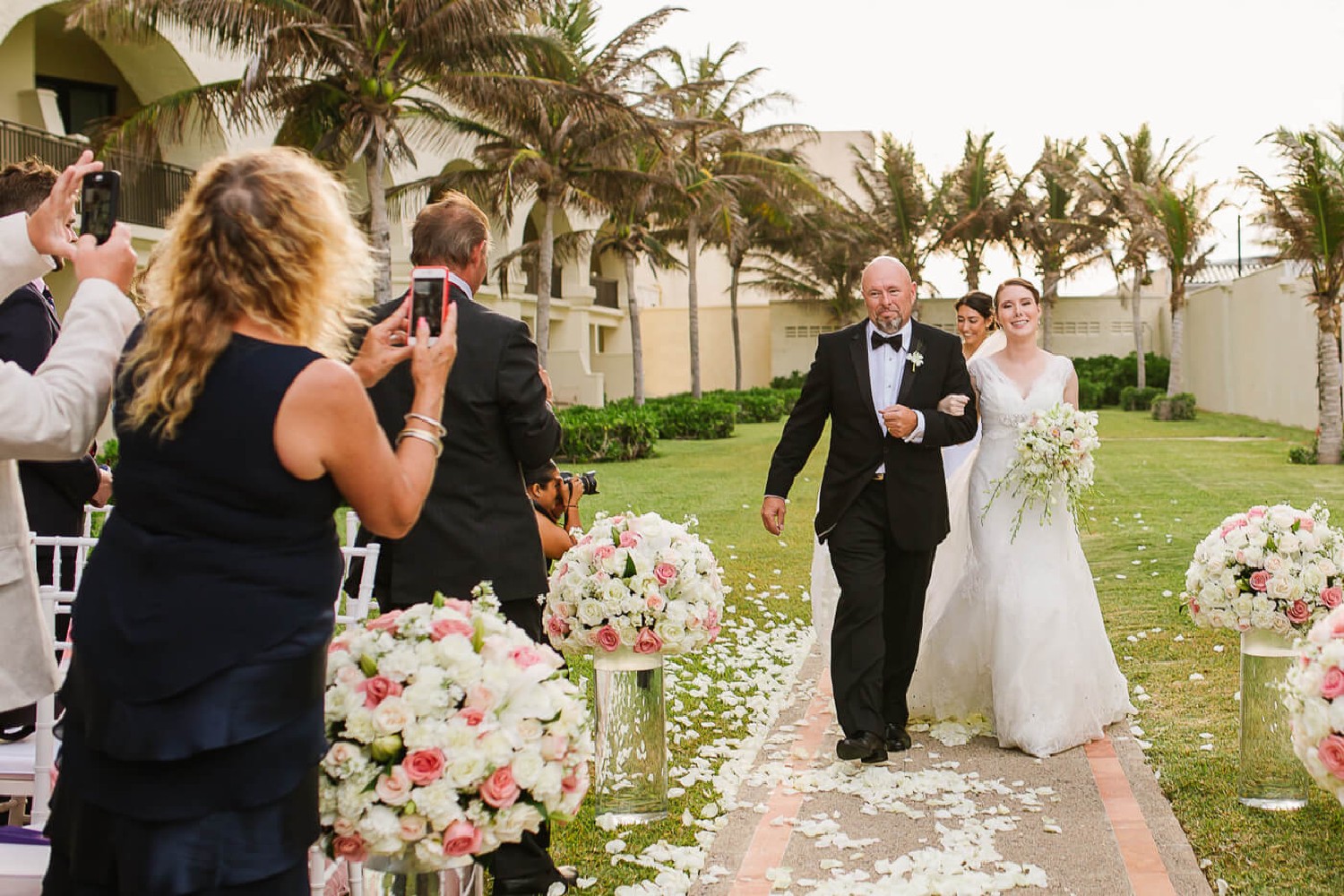 Bride and groom at JW Marriott.