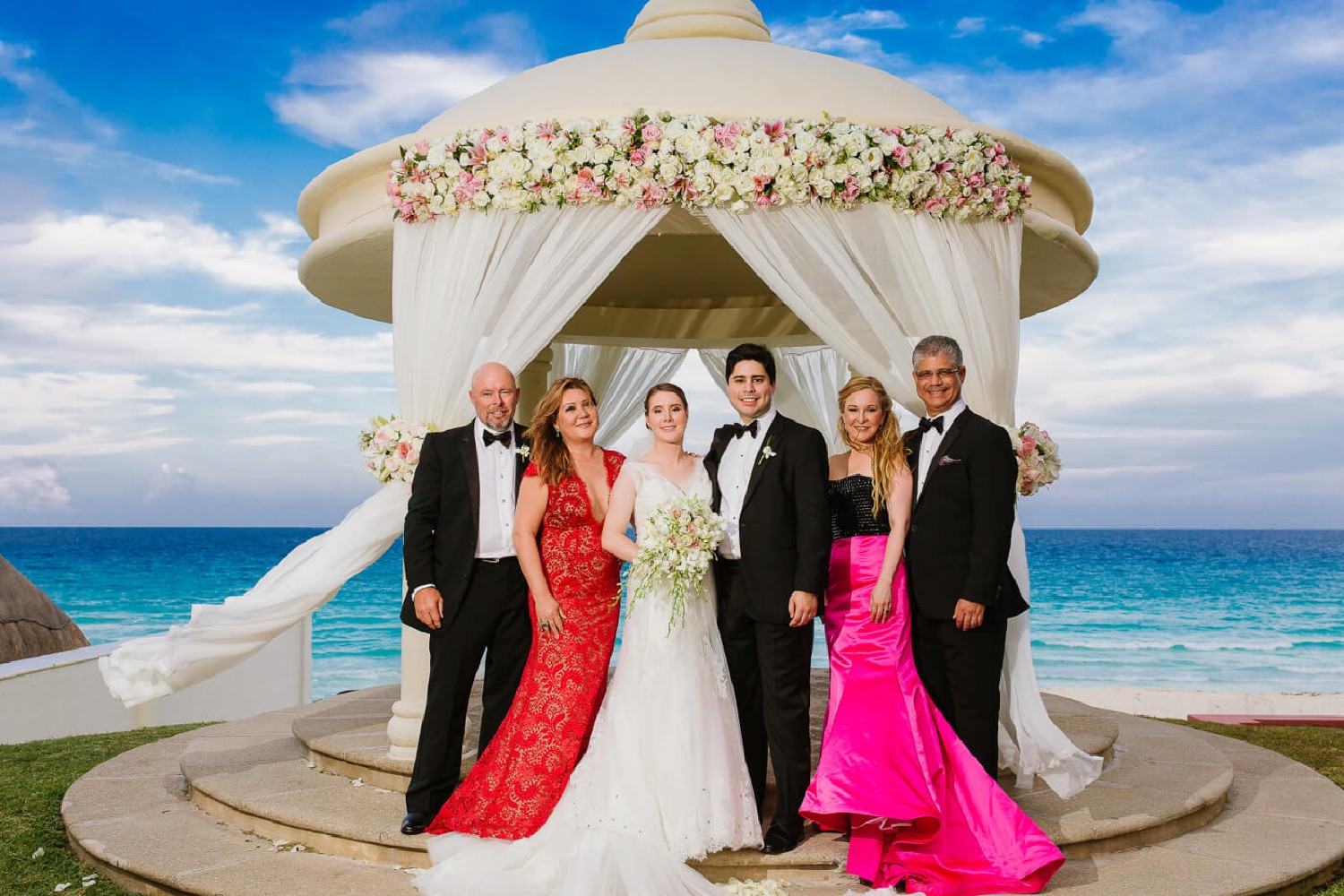 Bride and groom at JW Marriott.