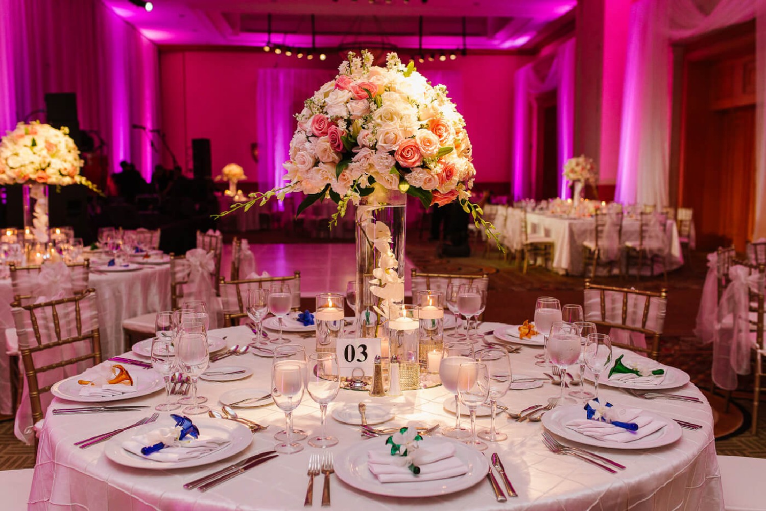 Wedding reception at JW Marriott.
