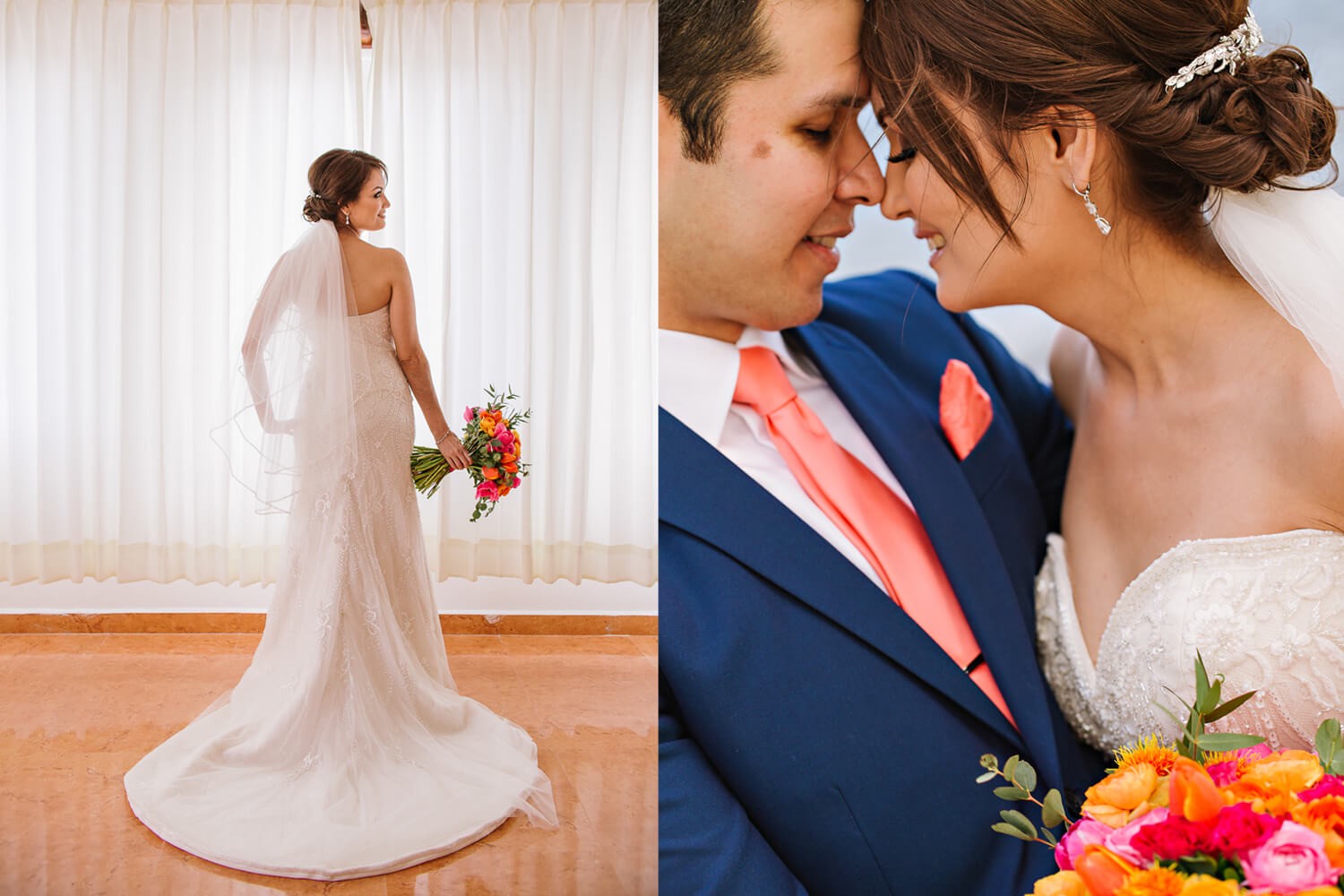 Bridal portrait at Cancun Bridal portrait at Cancun.