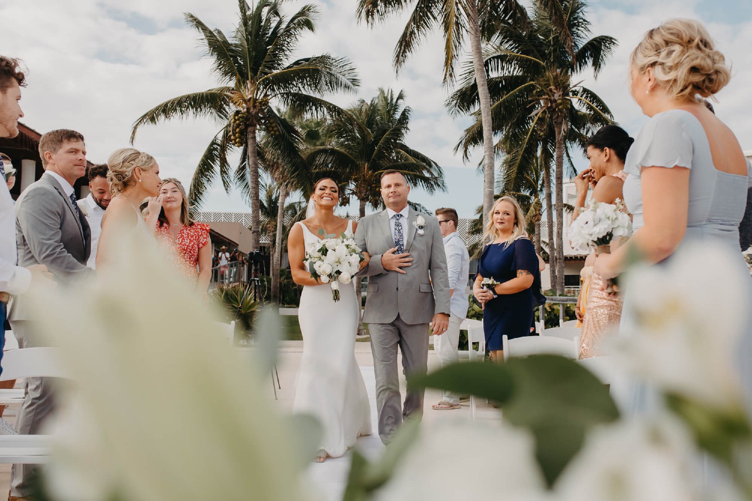 Wedding ceremony at Dreams Jade.