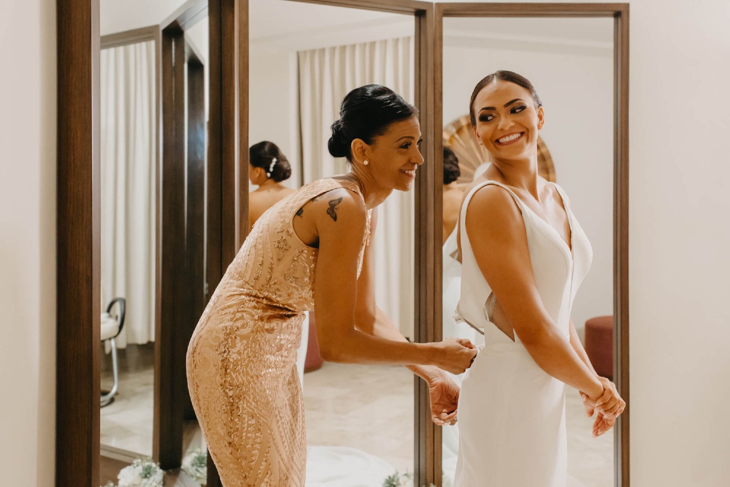 Wedding photos at Dreams Jade.
