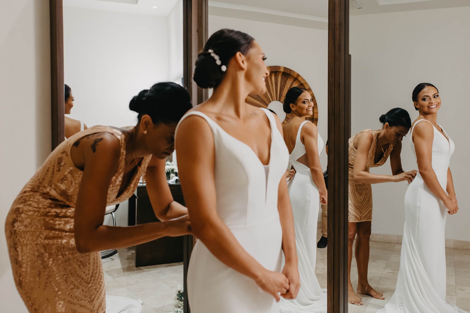 Wedding photos at Dreams Jade.