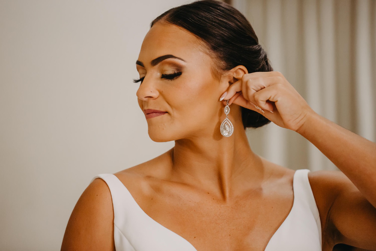 Bridal portrait at Dreams Jade.