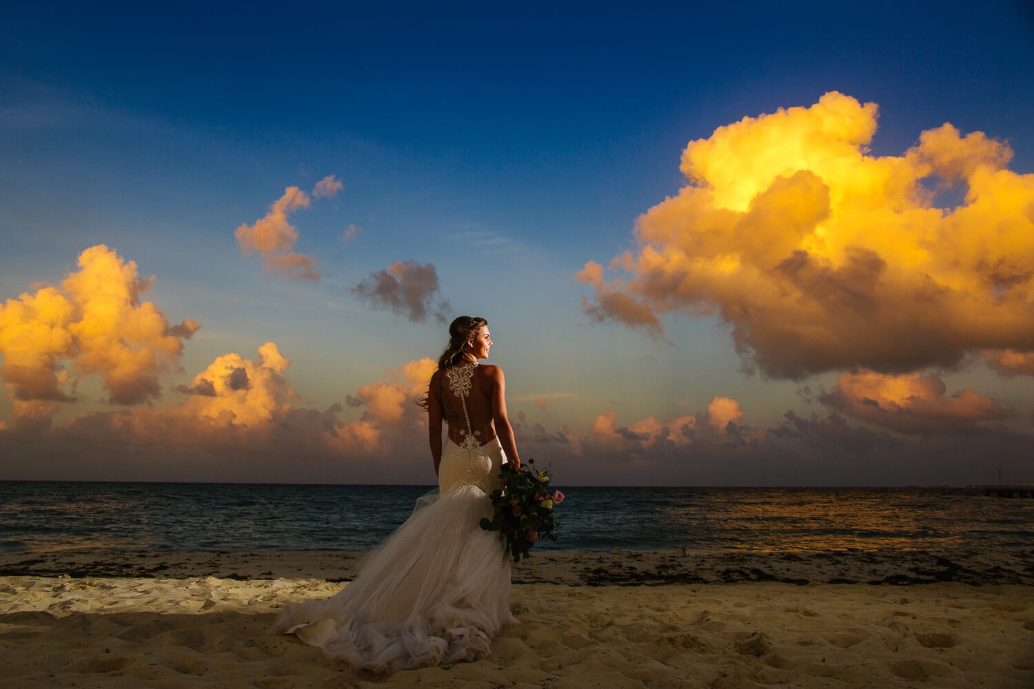 Wedding reception at Dreams Playa Mujeres.