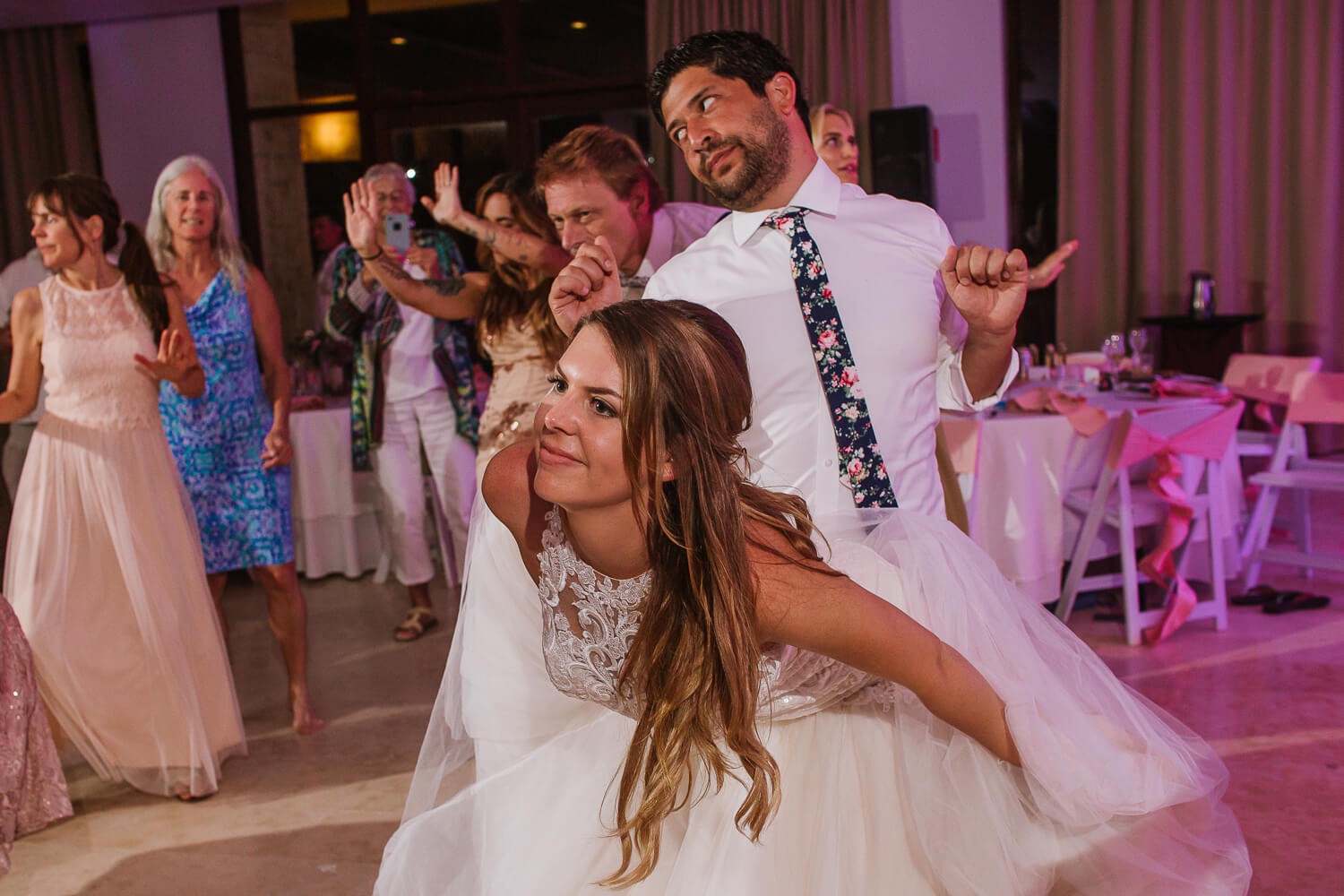 Destination wedding at Dreams Playa Mujeres.