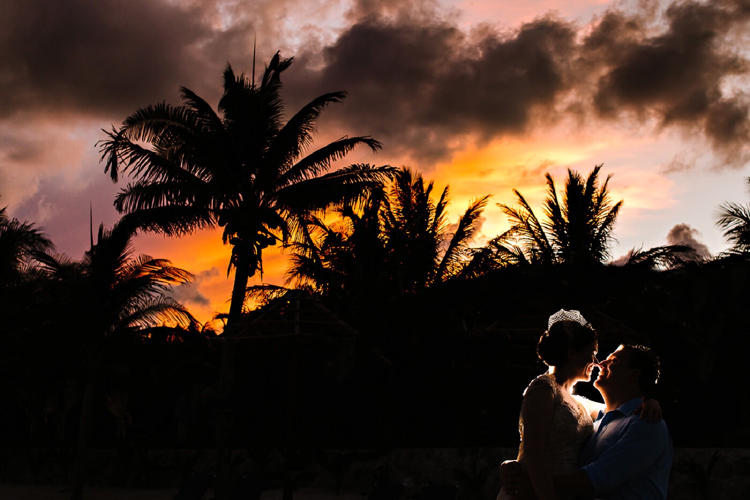 Wedding ceremony at El Dorado Royale.