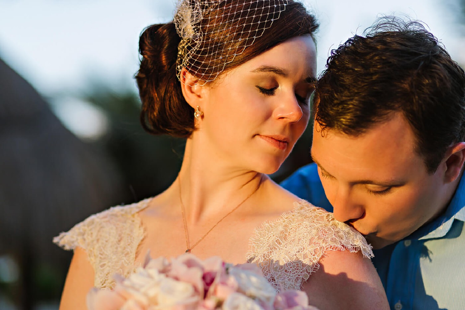 Wedding photos at El Dorado Royale.
