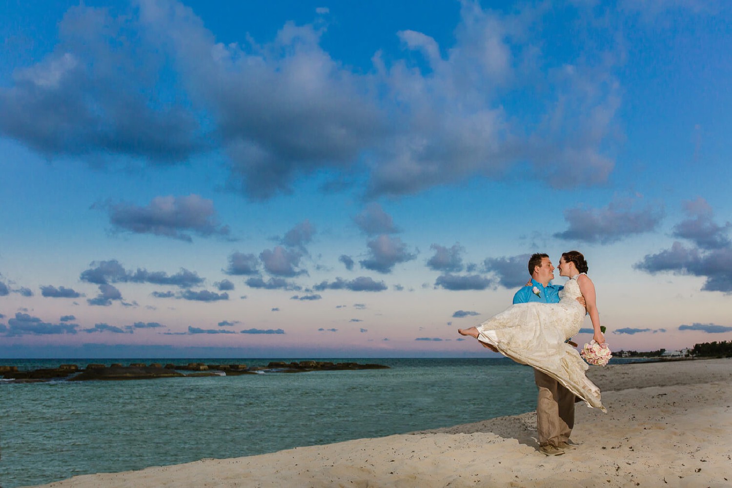 Destination wedding at El Dorado Royale.